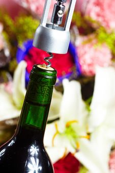Wine Bottle Opener Macro Royalty Free Stock Photo Wine Bottle Opener Macro Royalty Free Stock Photo