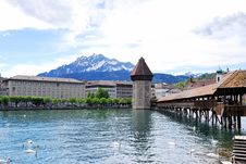 Luzern Panorama Royalty Free Stock Photos Luzern Panorama Royalty Free Stock Photos