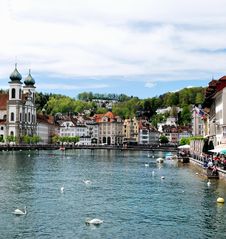 Luzern Panorama Royalty Free Stock Photo Luzern Panorama Royalty Free Stock Photo