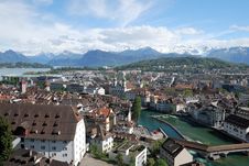 Luzern Panorama Stock Image Luzern Panorama Stock Image
