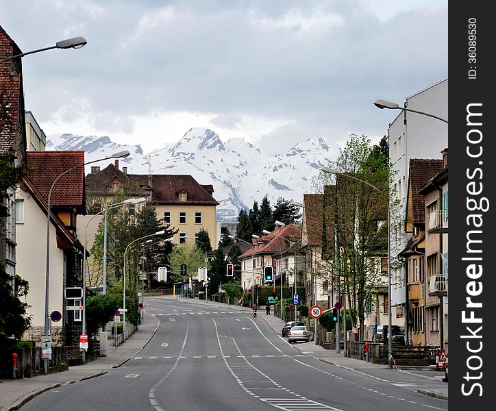 Townscape Of Feldkirch