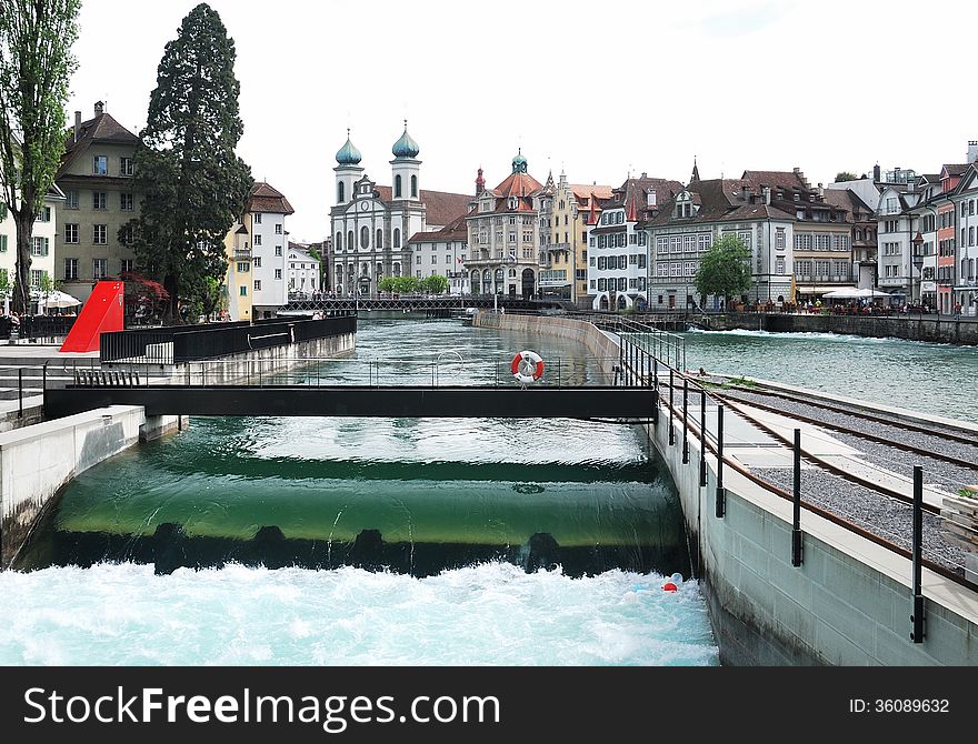 Luzern Panorama, Switzerland. april 2012