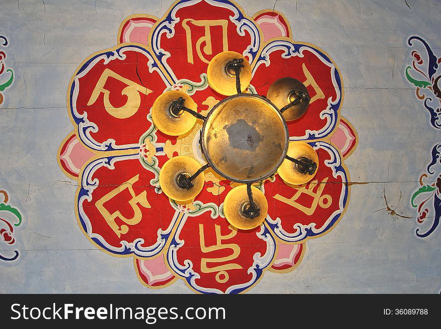 Decorations In The Hualin Temple, The Oldest Temple In Guangzhou In China