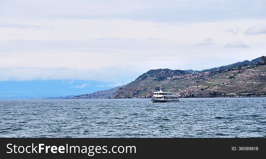 Lake Geneva, Switzerland. may 2012