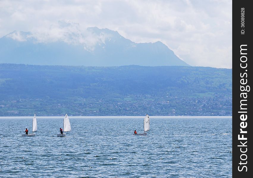 Lake Geneva, Switzerland. may 2012