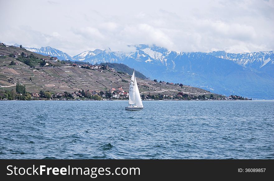 Lake Geneva, Switzerland.