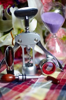 Wine Set Royalty Free Stock Image Wine Set Royalty Free Stock Image