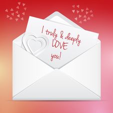 Love Letter Royalty Free Stock Images
