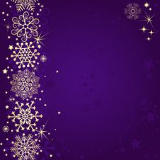 Violet Christmas Frame Stock Photo Violet Christmas Frame Stock Photo