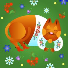 Fabulous Red Cat Stock Images