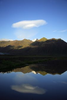 Lake And Glacier Stock Photo Lake And Glacier Stock Photo