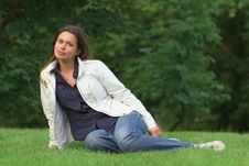 Relaxing In A Park Stock Image Relaxing In A Park Stock Image