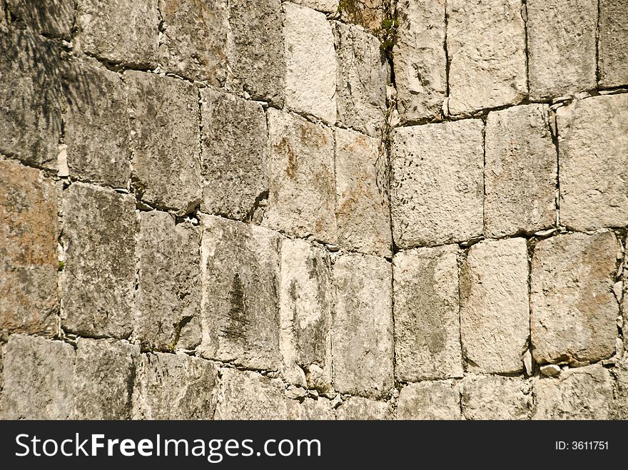 Old brick walls from the ruinsin Chichen Itza Mexico. Old brick walls from the ruinsin Chichen Itza Mexico