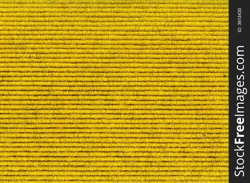Yellow Textile Structure With Lines