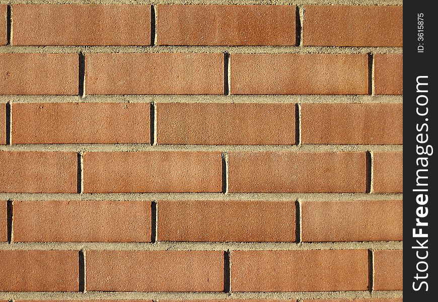 Red bricks wall - six lines backgrounds