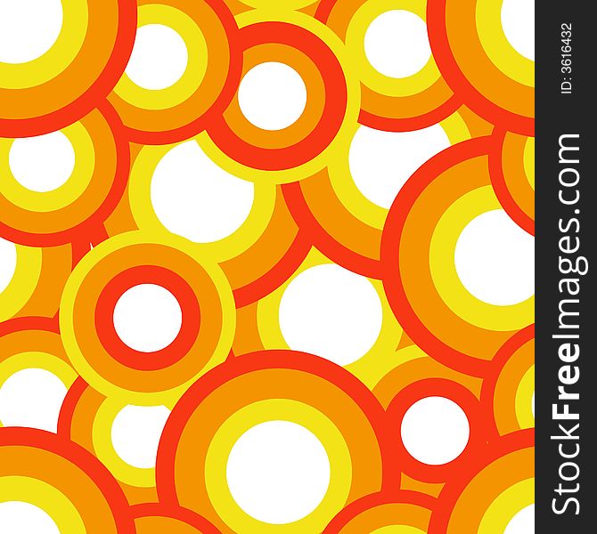 Seamless vector texture with circles. Seamless vector texture with circles