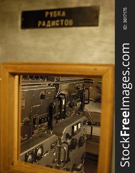 Radioman Compartment. Submarine Interiors