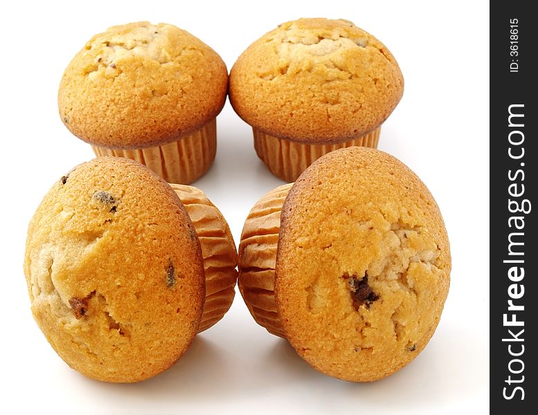 Muffins With Chocolate Filling