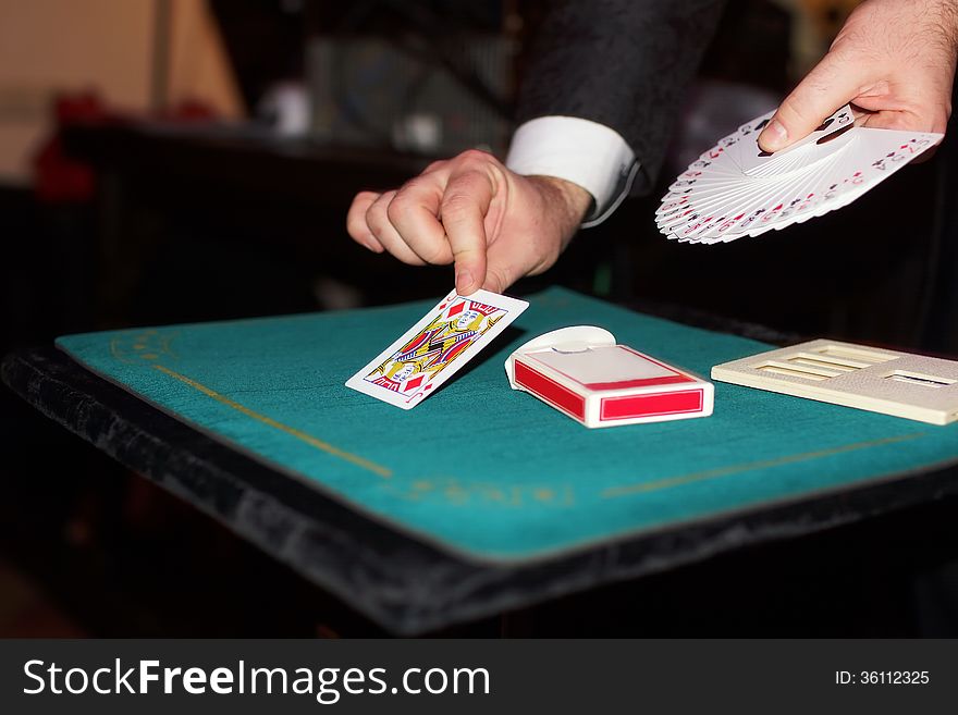 Jack of diamonds and Card Trick. Jack of diamonds and Card Trick