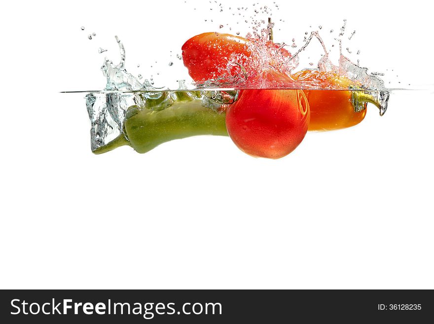 Splashing Tomatoes