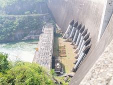 Concrete Dam Stock Photos