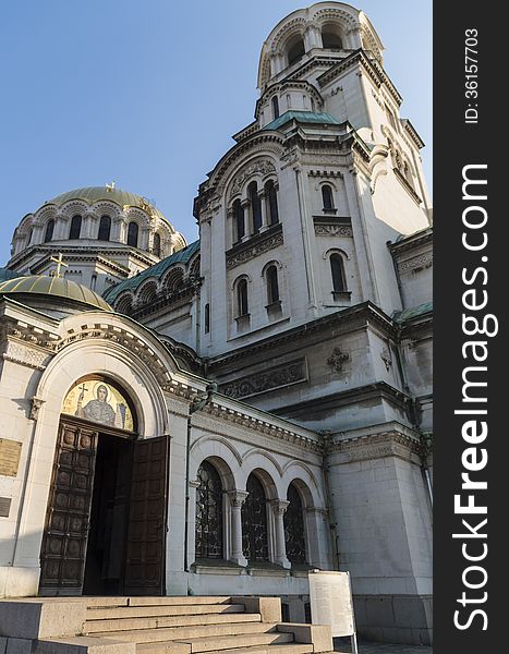 Orthodox cathedral alexander Nevsky in sofia capital of bulgaria