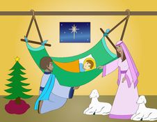 Birth Of Jesus Royalty Free Stock Image