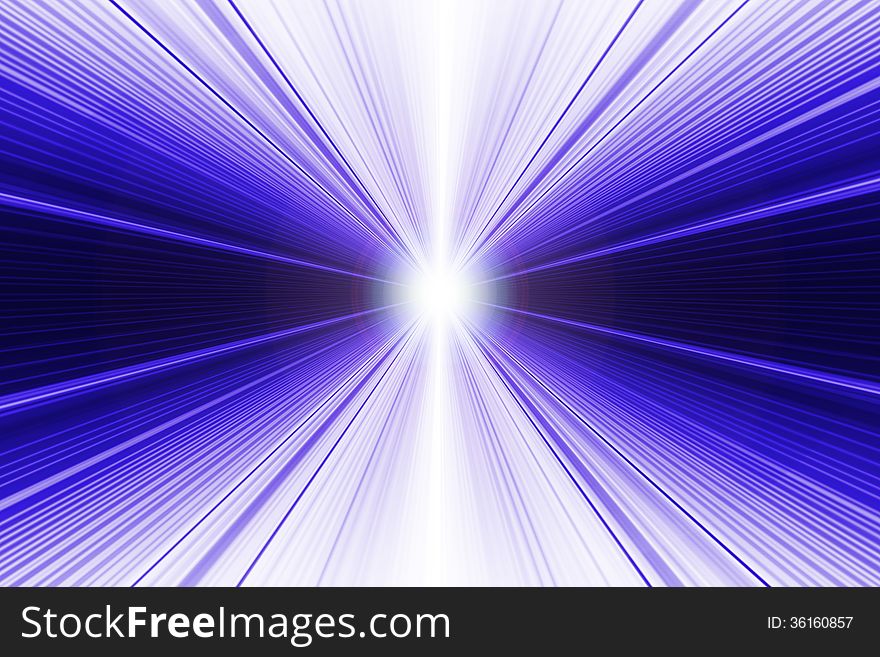 Ray of light abstract background