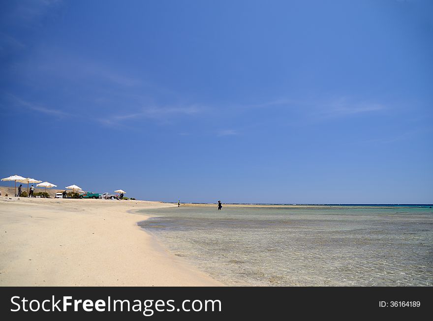 White desert beach near the ocean in egypt vacation. White desert beach near the ocean in egypt vacation