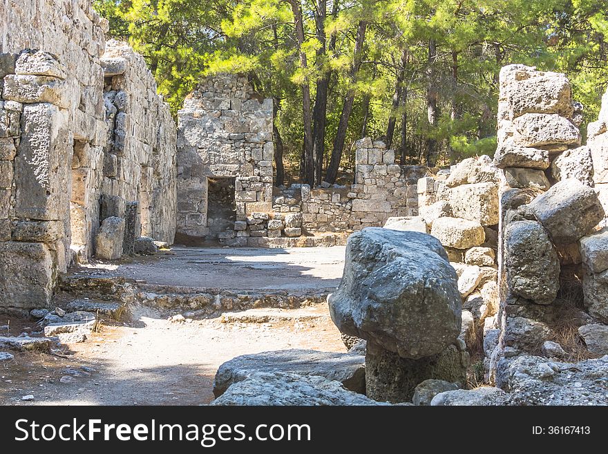 Rome Ruins In Phaselis