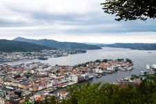 View Of Bergen, Norway Stock Photo View Of Bergen, Norway Stock Photo