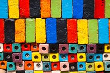 The Colorful Pottery As Modern Design Stock Images The Colorful Pottery As Modern Design Stock Images