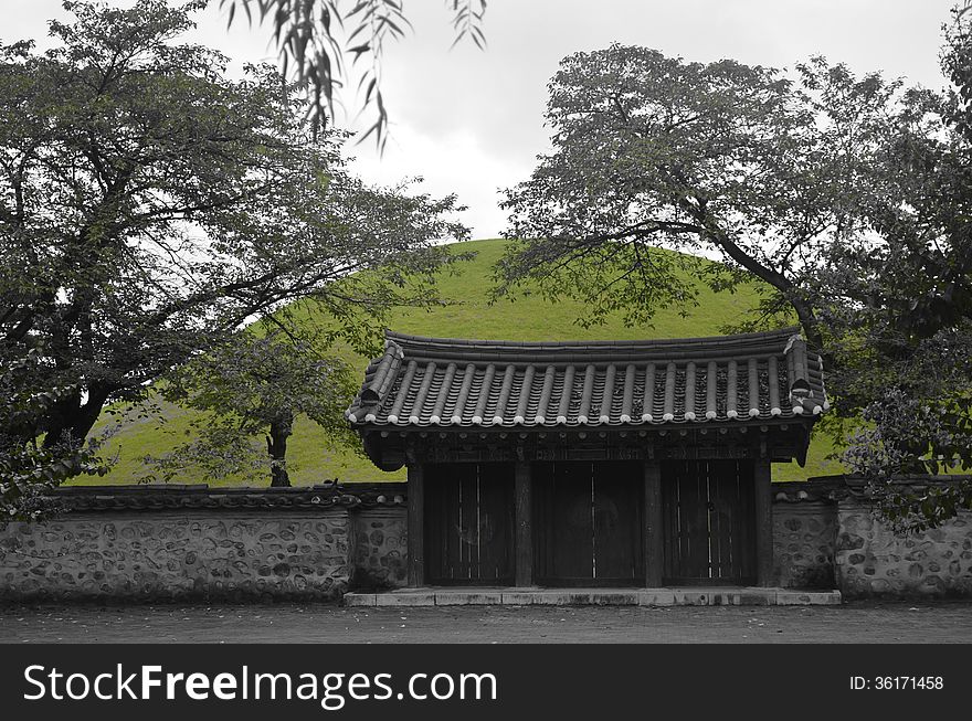 South Korean Temple Gate