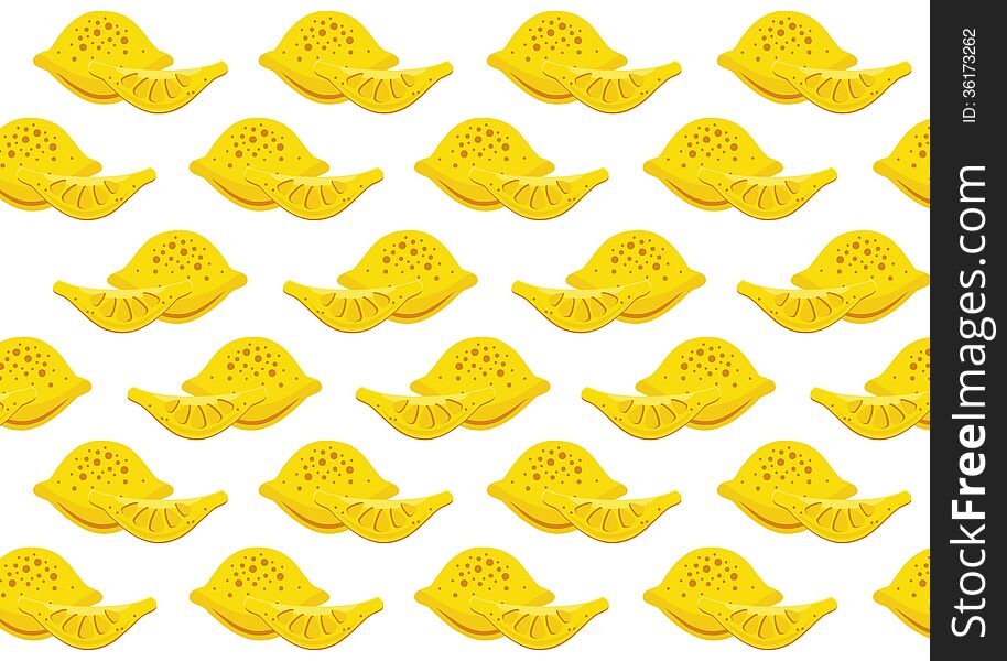 Lemon pattern or textures illustration