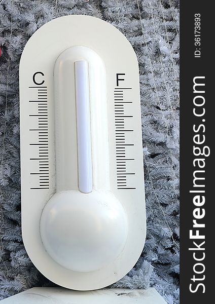 White Thermometer
