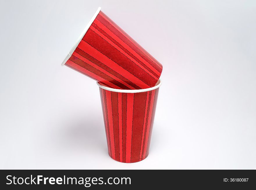 Red Cup on white