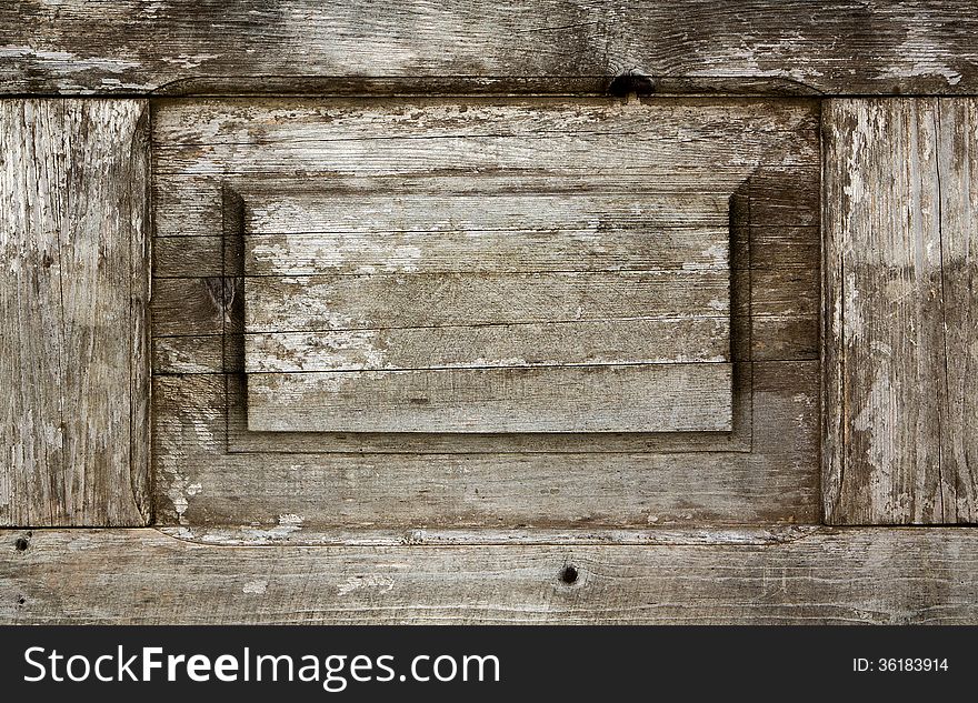 Old wooden door texture as a background