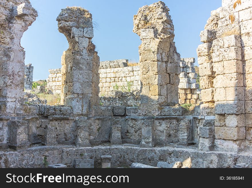 Rome Ruins In Antalya