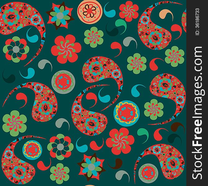 Turkish Cucumber  Seamless Pattern And Seamless Pa