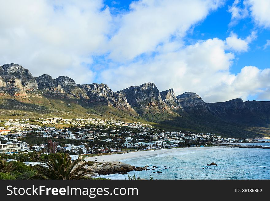 The twelve apostles mountain, Cape Town, South Africa