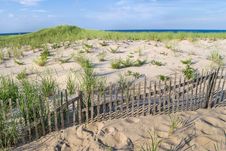 Sand Dunes Nobska Beach Stock Photos Sand Dunes Nobska Beach Stock Photos