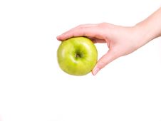 Apple In Hand Stock Images Apple In Hand Stock Images