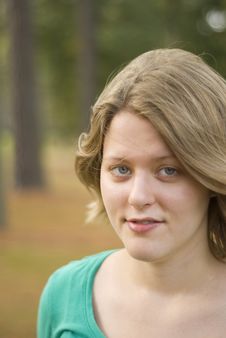 Wind Through Girls Hair Royalty Free Stock Images Wind Through Girls Hair Royalty Free Stock Images