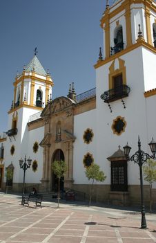 Town Square In Ronda Stock Photography Town Square In Ronda Stock Photography