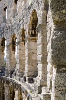 Amphitheatre In Croatia, Pula Royalty Free Stock Photos Amphitheatre In Croatia, Pula Royalty Free Stock Photos