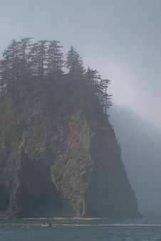 Seastacks On Wild Pacific Coast Stock Images