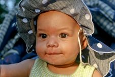 Beautiful Baby Girl In Summer Royalty Free Stock Image Beautiful Baby Girl In Summer Royalty Free Stock Image