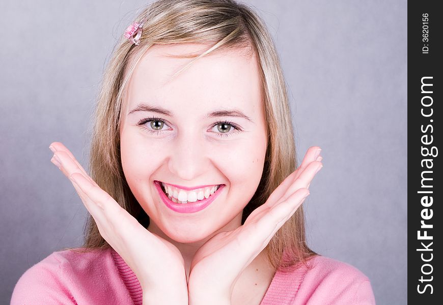 Blonde Smiling Girl