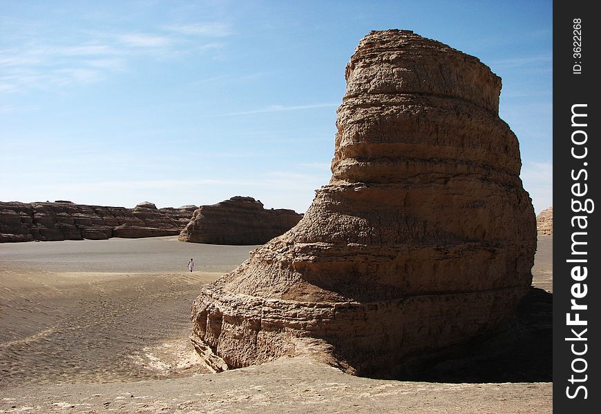 Karst phenomena in Gansu, china