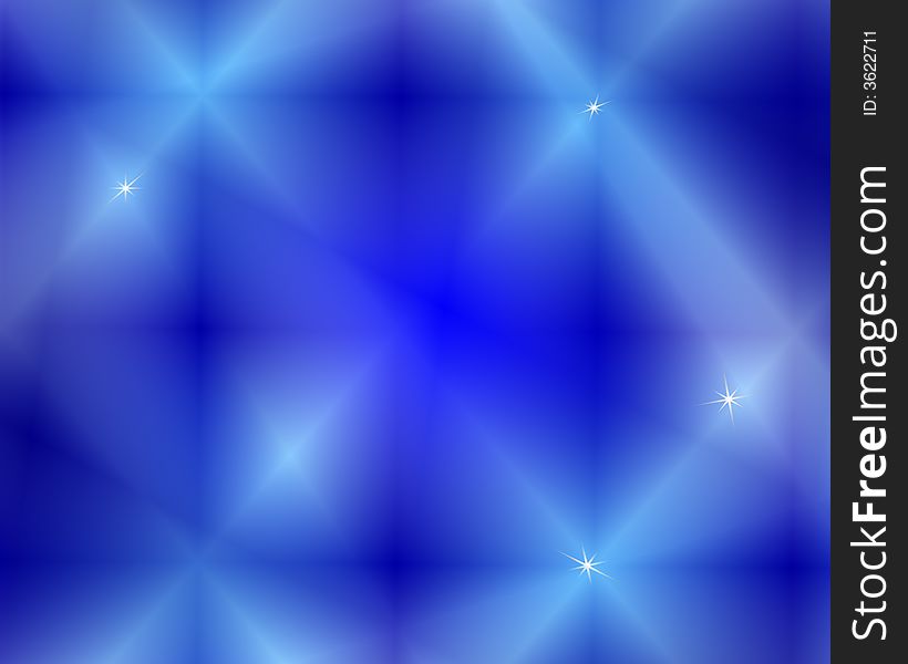 Abstract panes in blue gradients with offset flares. Abstract panes in blue gradients with offset flares.